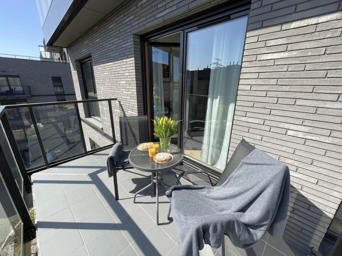 Apartament Nadmotlawie 92 Sauna Fitness 格但斯克 外观 照片