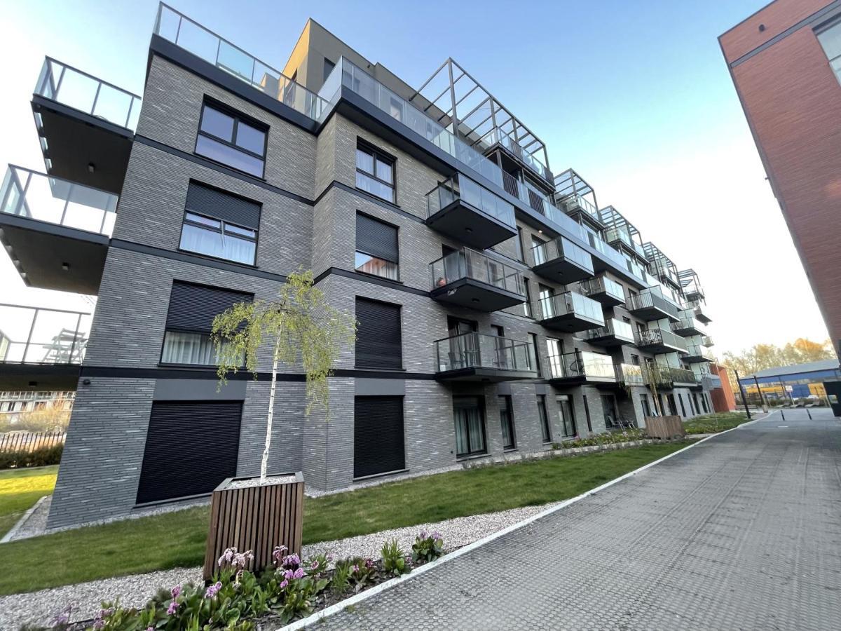 Apartament Nadmotlawie 92 Sauna Fitness 格但斯克 外观 照片
